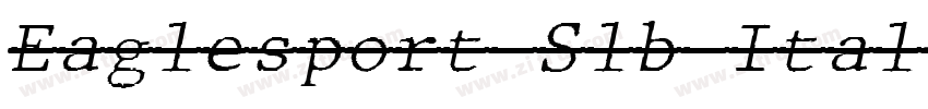 Eaglesport Slb Itali字体转换